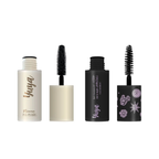 Set versión mini: Máscara de pestañas 10 aceites naturales negra + gel para cejas