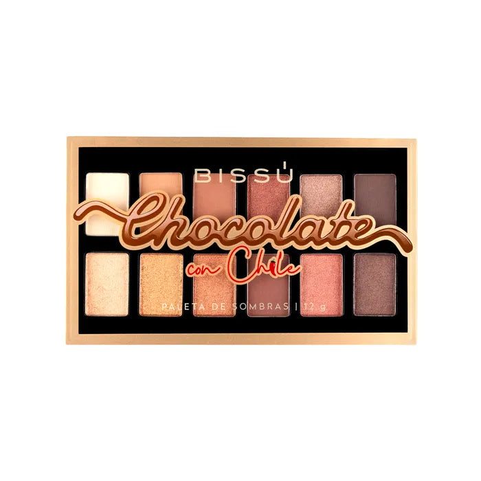 Paleta 12 Sombras Chocolate con Chile