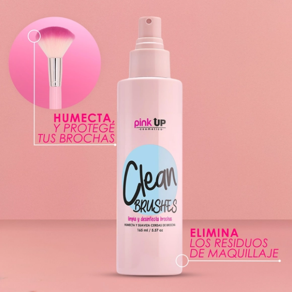 Clean Brushes Pink Up