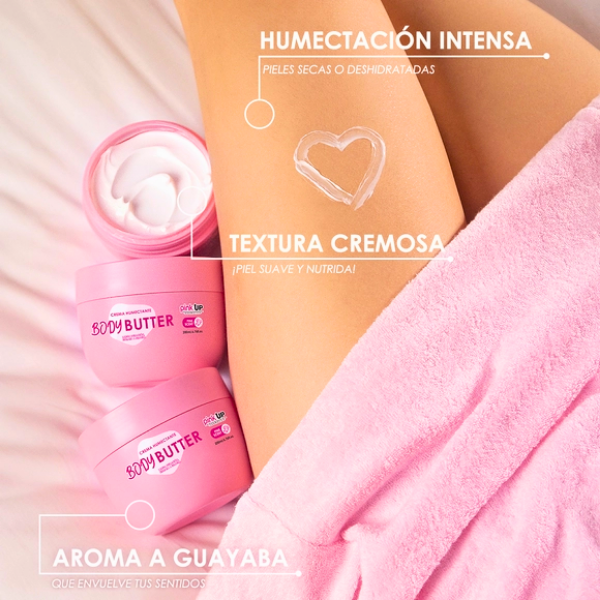 Crema Humectante Body Butter Pink Up