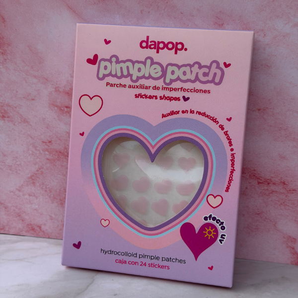 Parches para acné efecto Uv Corazones