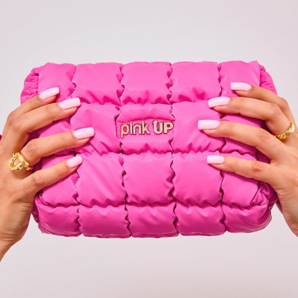 Cosmetiquera Puffer Pink