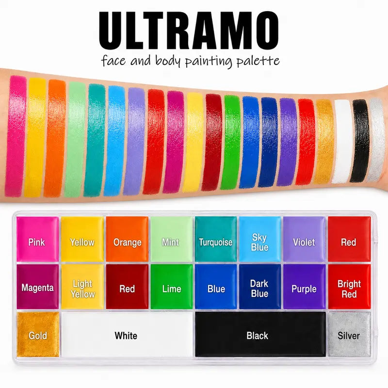 Paleta de Pintura Facial Body Paint