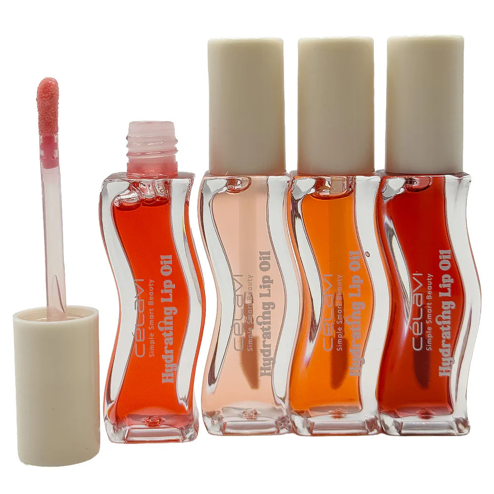 Peach Glow Lip Oil Set🍑✨ 4 piezas