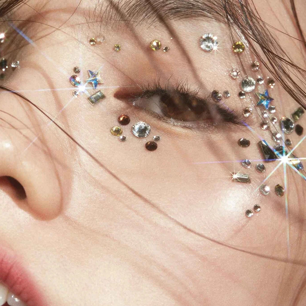 Decoración Gem Storm – Stickers Adhesivos para Maquillaje y Cabello